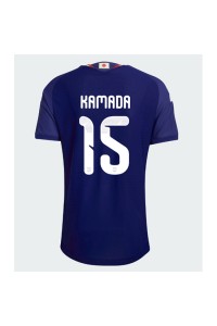 Japani Daichi Kamada #15 Jalkapallovaatteet Kotipaita MM-kisat 2026 Lyhythihainen